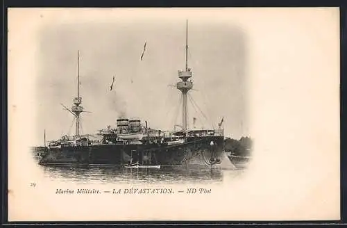 AK Kriegsschiff La Dévastation, Marine Militaire