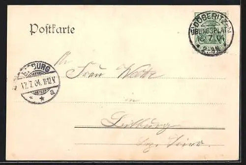 AK Döberitz / Dallgow, Strassenpartien und Gebäudeansichten, um 1900