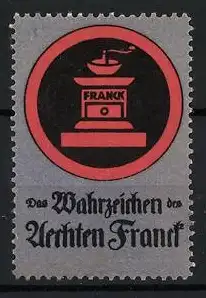 Reklamemarke Aecht Franck Kaffee, Das Wahrzeichen des Aechten Franck, Mühle