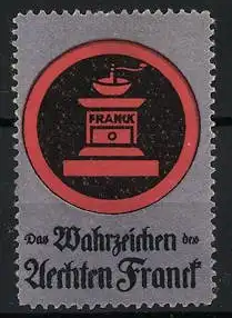 Reklamemarke Aecht Franck Kaffee, Das Wahrzeichen des Aechten Franck, Mühle