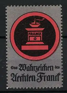 Reklamemarke Aecht Franck Kaffee, Das Wahrzeichen des Aechten Franck, Mühle