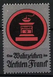 Reklamemarke Aecht Franck Kaffee, Das Wahrzeichen des Aechten Franck, Mühle