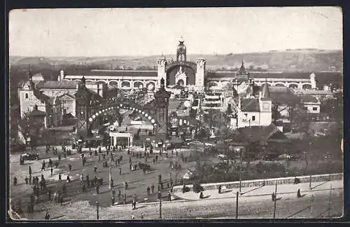 AK Praha, Vystaviste, Panorama, Ausstellung