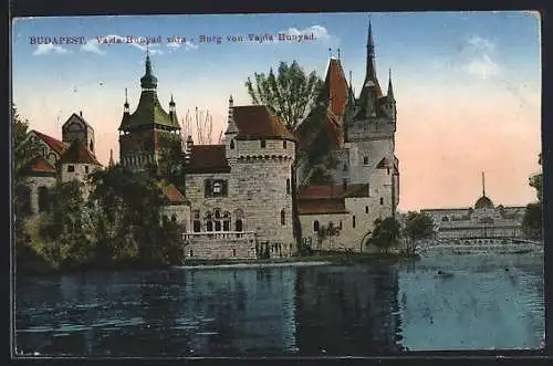 AK Budapest, Vajda Hunyad vara, Burg von Vajda Hunyad