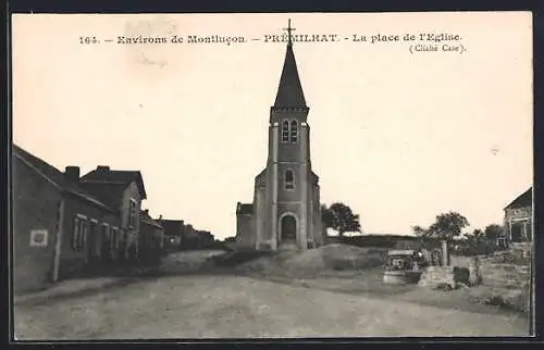 AK Premilhat, la place de l'Eglise