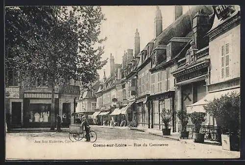 AK Cosne-sur-Loire, Magasins en Rue du Commerce