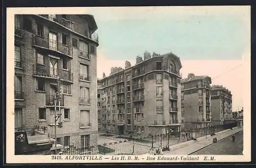 AK Alfortville, Les H. B. M., Rue Edouard-Vaillant