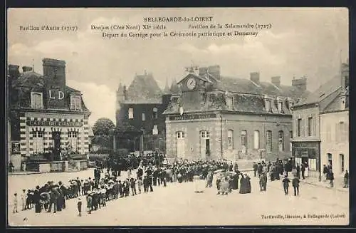 AK Bellegarde-du-Loiret, Pavillon d'Antin et Pavillon Salamandre