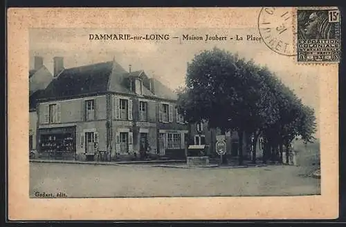 AK Dammarie-sur-Loing, Maison Joubert -La Place