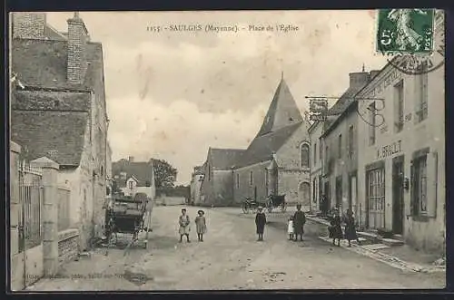 AK Saulges, Place de l`Église