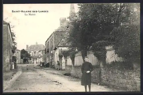 AK Saint-Hilaire-des-Landes, La Mairie et l'Eglise