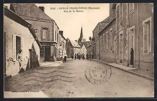 AK Ruillé-Froid-Fonds, Rue de la Mairie