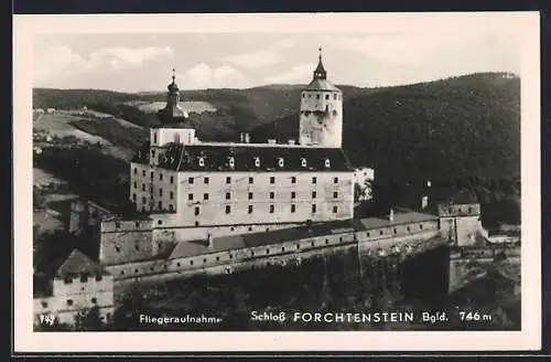 AK Forchtenstein, Schloss, Fliegeraufnahme