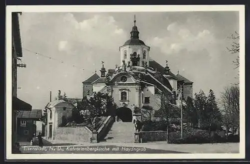 AK Eisenstadt, Kalvarienbergkirche mit Haydngrab