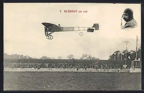 AK Flugzeug, 2 Blériot en vol