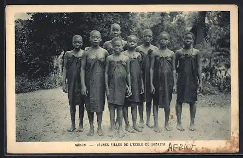 AK Gabon, Jeunes Filles de l`Ecole de Samkita, Schulmädchen