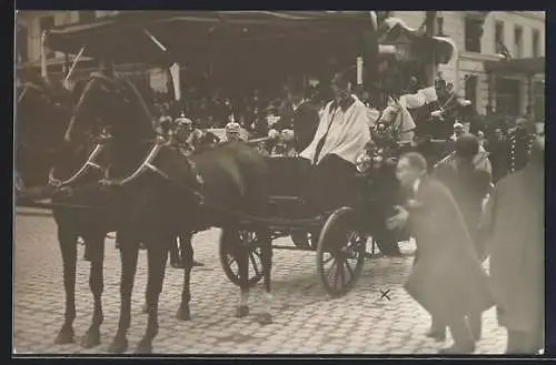 AK Zürich, Besuch von Kaiser Wilhelm II. 1912