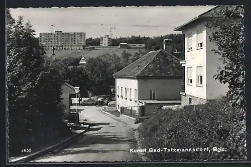 AK Bad Tatzmannsdorf /Bgld., Strassenpartie