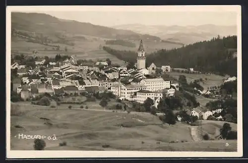 AK Haslach, Gesamtansicht mit Fernblick