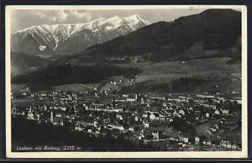 AK Leoben, Ortsansicht mit Reiting