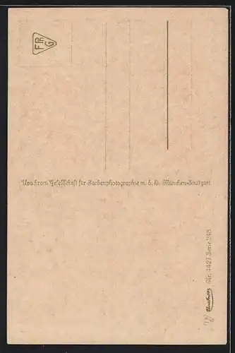 Künstler-AK sign. Ed. Ille: Walther von der Vogelweide bei seinem König