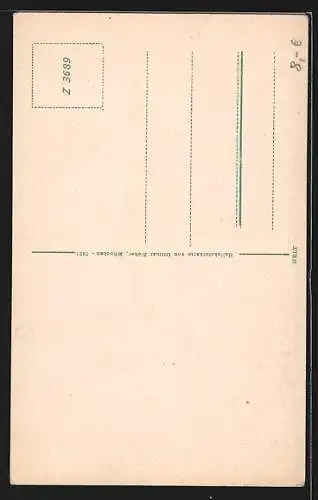 Künstler-AK Tutzing, Ortsansicht, Ansichten von weiteren Orten am Starnberger See