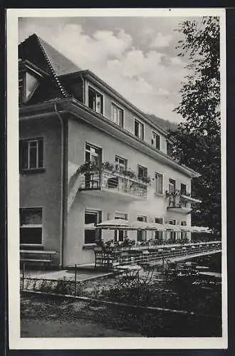 AK Oppenau, Beamten-Erholungsheim, Haus Wasserfall