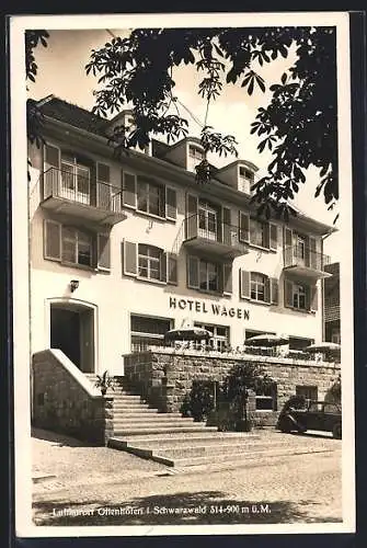 AK Ottenhöfen / Schwarzwald, Hotel Wagen