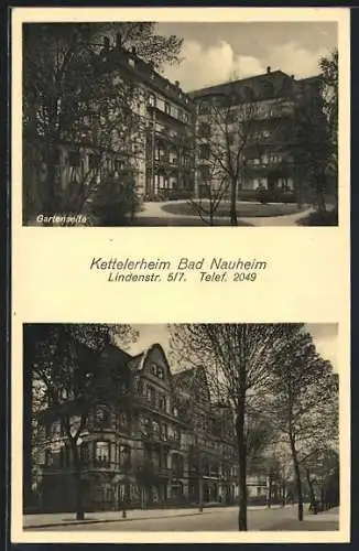 AK Bad Nauheim, Kurhotel Kettelerheim, Lindenstrasse 5-7