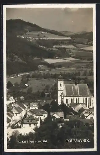 Foto-AK Doubravník, Námestí nad Osi.