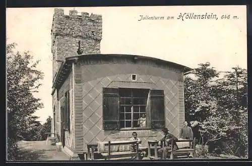 AK Kaltenleutgeben, Gasthaus Julienturm am Höllenstein