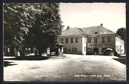 AK Neuhofen a. d. Ybbs, Fleischhauerei Gasthof