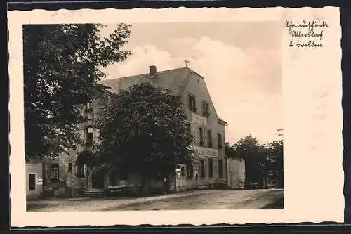 AK Ullersdorf / Dresdner Heide, Gasthof Schmiedeschänke