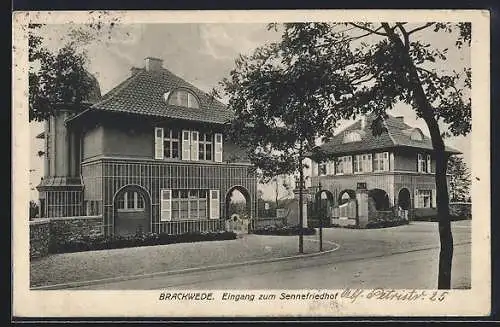 AK Brackwede, Eingang zum Sennefriedhof