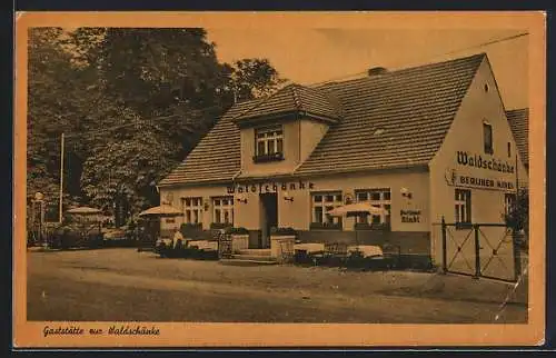 AK Potsdam-Neufahrland, Gasthaus zur Waldschänke