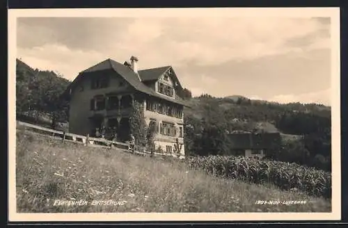 AK Zwischenwasser, Hotel Ferienheim Batschuns im Sonnenschein