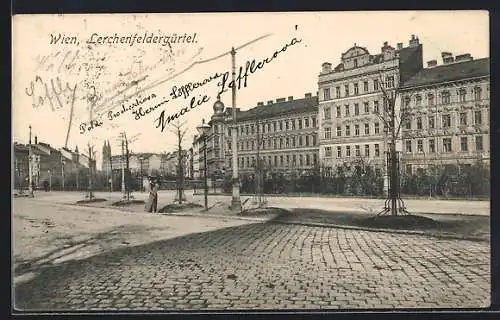 AK Wien, Lerchenfeldergürtel, Gründerzeithäuser