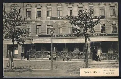 AK Wien, Hotel Stadt Frankfurt