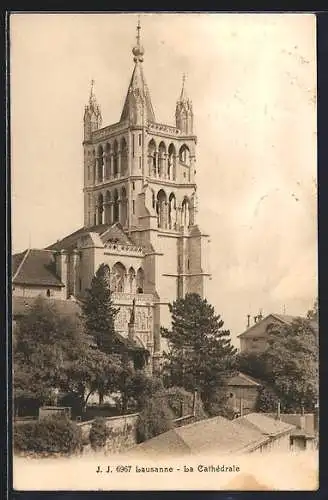 AK Lausanne, La Cathédrale