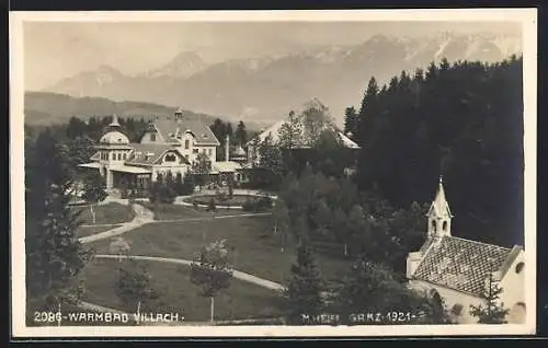 AK Villach, Warmbad, Ortsansicht