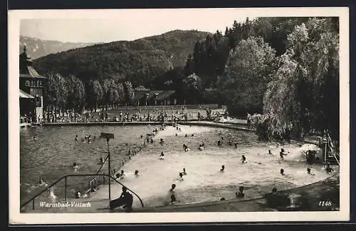 AK Villach, Badegäste im Warmbad