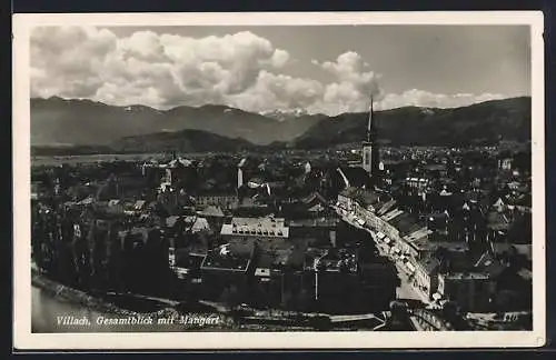 AK Villach, Gesamtansicht mit Mangart