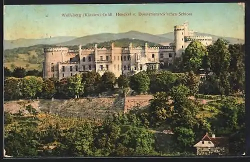 AK Wolfsberg /Kärnten, Gräfl. Henckel v. Donnersmarck`sches Schloss