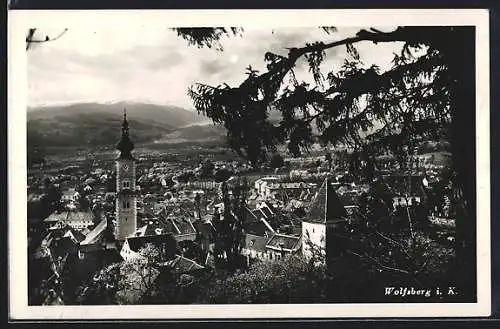 AK Wolfsberg, Teilansicht vom Wald aus