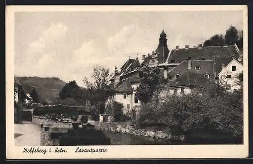 AK Wolfsberg /Kärnten, Partie an der Lavant