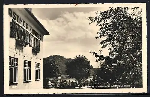 AK Drobollach am Faakersee, Gasthof Karner, Terrasse