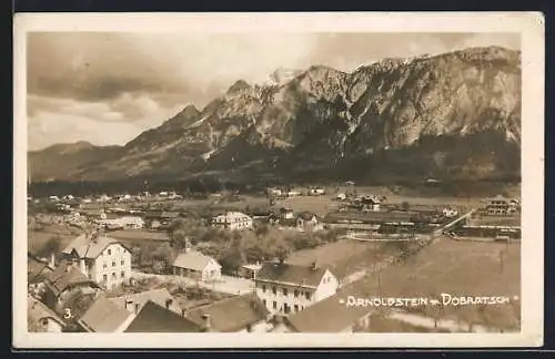 AK Arnoldstein, Panorama mit Dobratsch