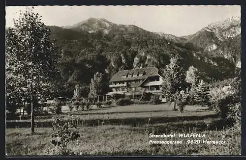 AK Hermagor /Presseggersee, Das Strandhotel Wulfenia