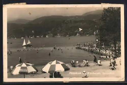 AK Pörtschach am Wörthersee, Partie am Strandbad