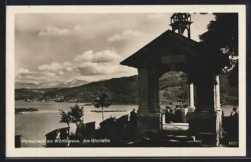 AK Pörtschach am Wörthersee, Partie am Gloriette